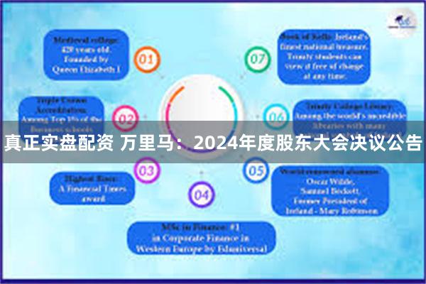 真正实盘配资 万里马：2024年度股东大会决议公告
