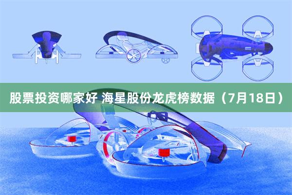 股票投资哪家好 海星股份龙虎榜数据（7月18日）