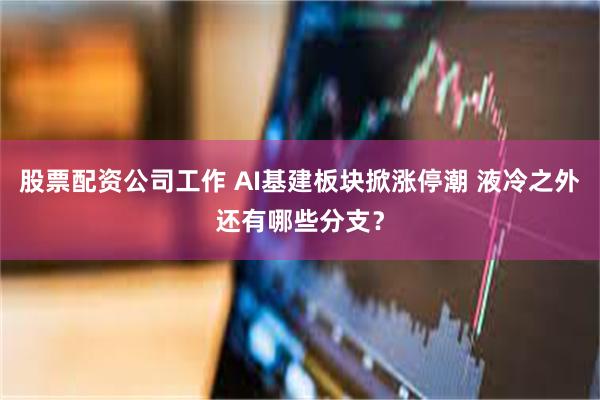 股票配资公司工作 AI基建板块掀涨停潮 液冷之外还有哪些分支？